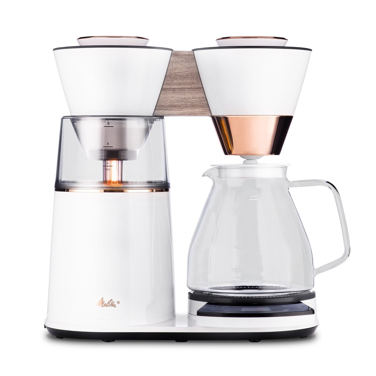 Vision Machine à café goutte-à-goutte Luxe 12 tasses avec tableau de bord rotatif