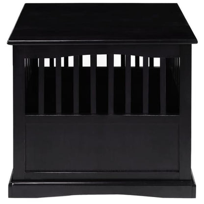Table d'appoint en bois pour panier pour animaux de compagnie avec porte verrouillable