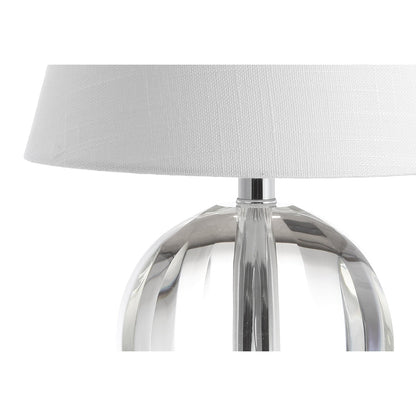 Lampe de table LED Goddard 16 à boule de cristal/métal, par JONATHAN Y