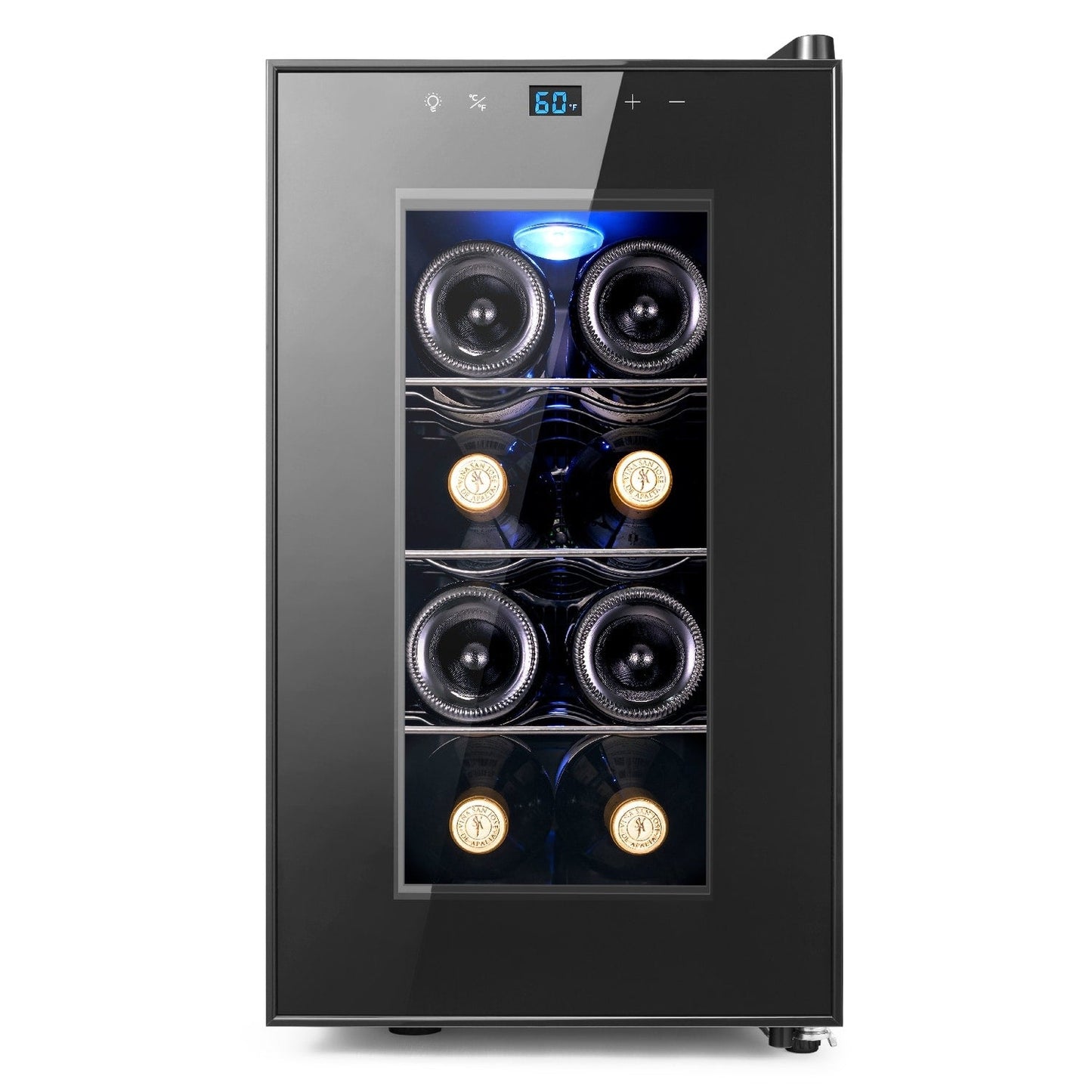 Réfrigérateur à vin Yeego pour 8 bouteilles - Mini refroidisseur