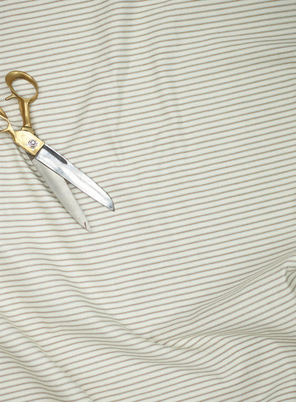 Housse de tête de lit Mila, motif taupe héritage à rayures