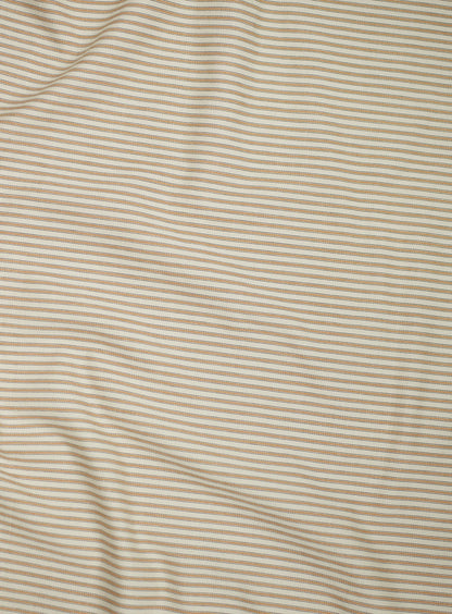Repose-pieds Remy, rayure ocre Heritage